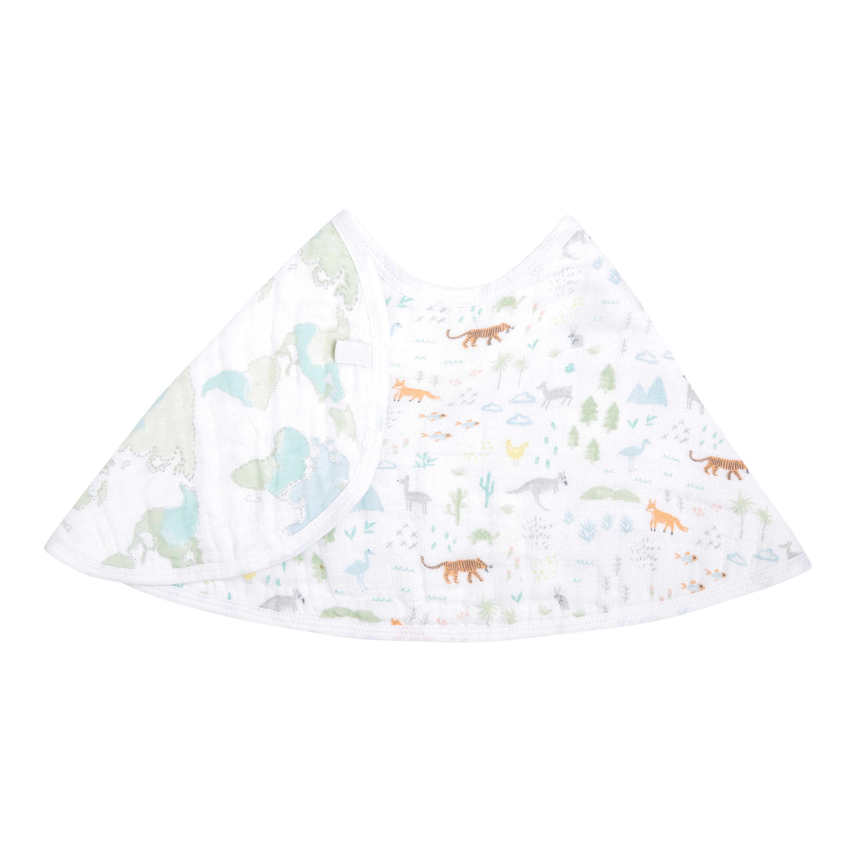 Anais Burpy Bib And Burp Cloth-All In One 11in Brand New Aden 