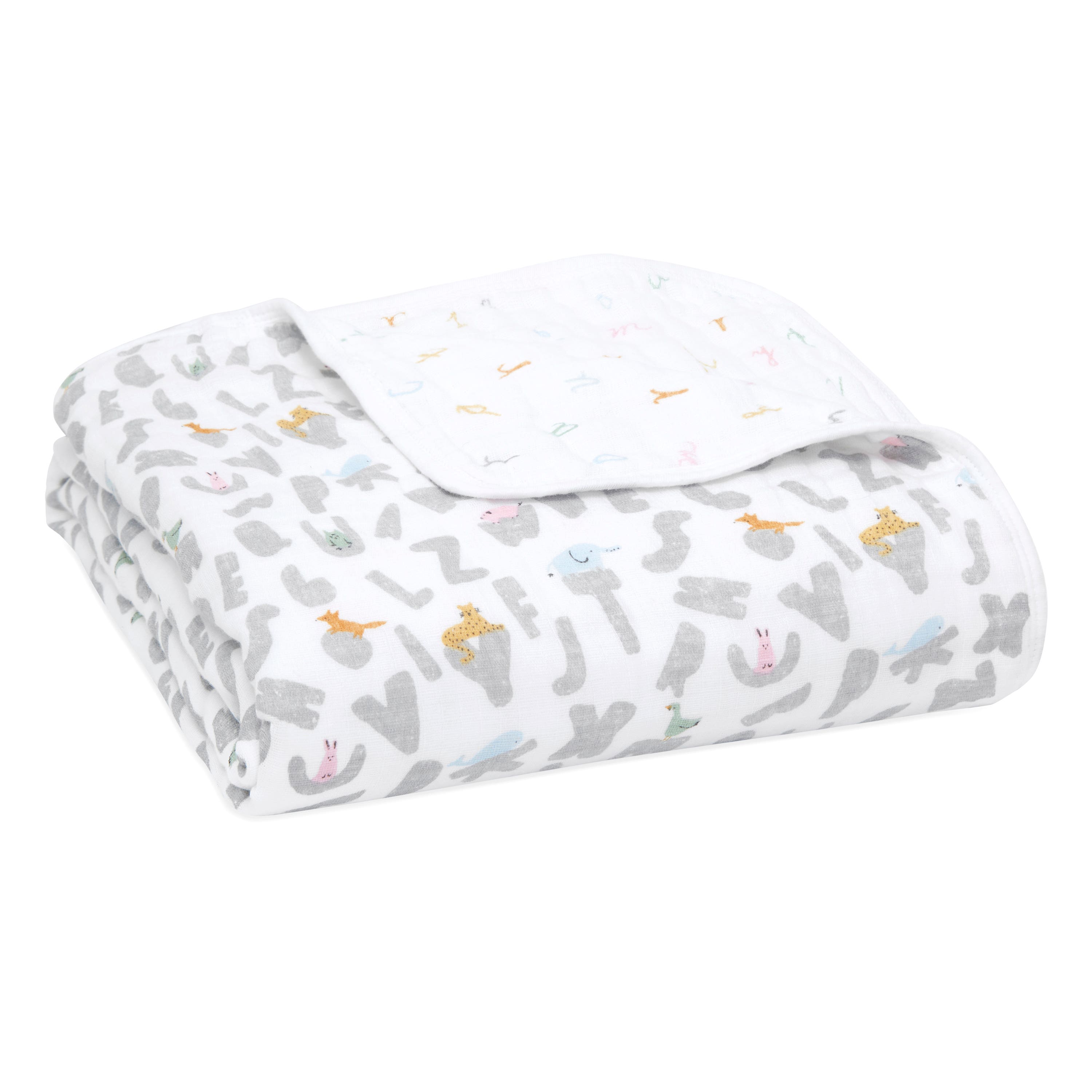 Briar Rose Large 44 X 44 inch 100% Cotton Muslin aden by aden Floral Heart 4 Layer Lightweight and Breathable anais Dream Blanket 